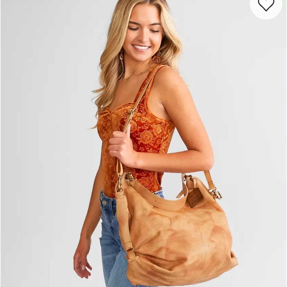 We The Free Sabine Slouchy Bag Washed Toffee Color